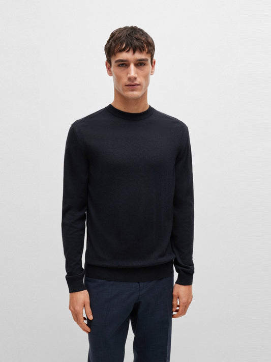BOSS Crew-Neck Knitwear - L-Overo BSCS
