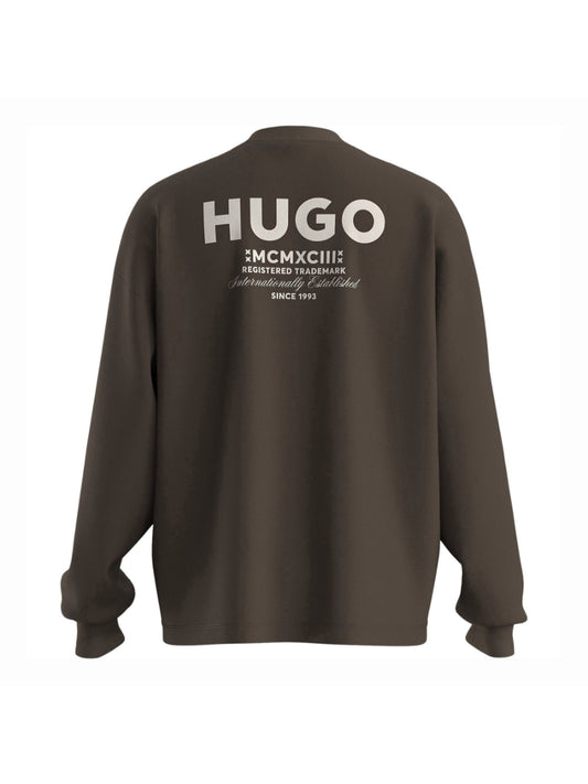 HUGO Crew-Neck Sweatshirt - Naviu