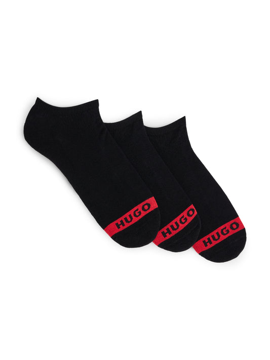 HUGO Invisible Socks - 3P LC PLUSH TAPE