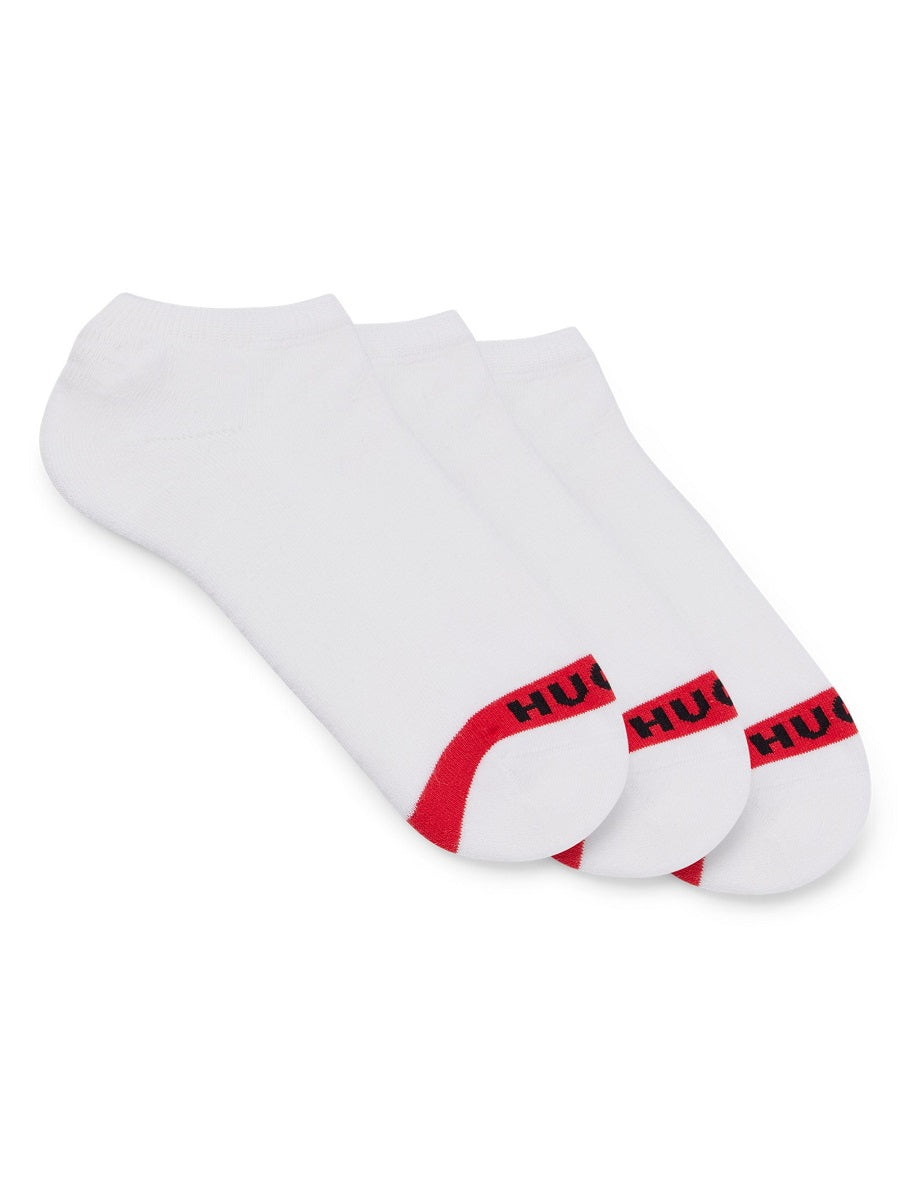 HUGO Invisible Socks - 3P Lc Plush Tape Cc