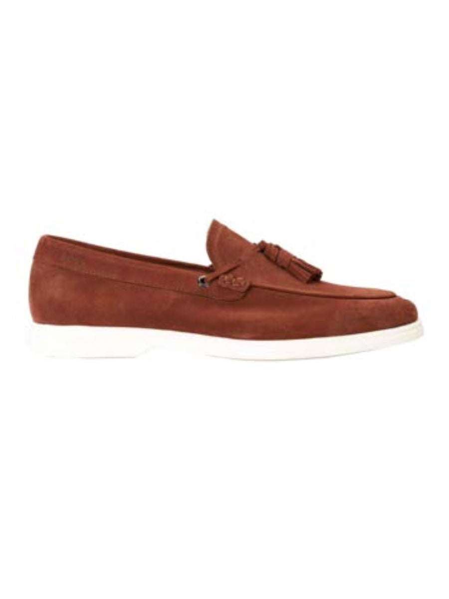 BOSS Herren Sienne Moccasins - Elegante Ledermoccasins