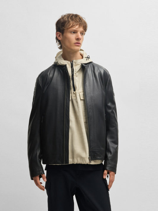 BOSS Leather Jacket - Jomoto