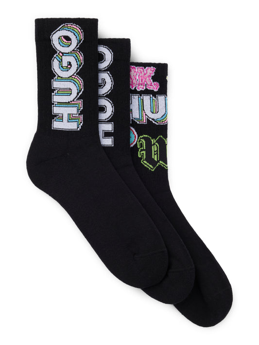 HUGO Ankle Socks- QS STICKERBOMB CC