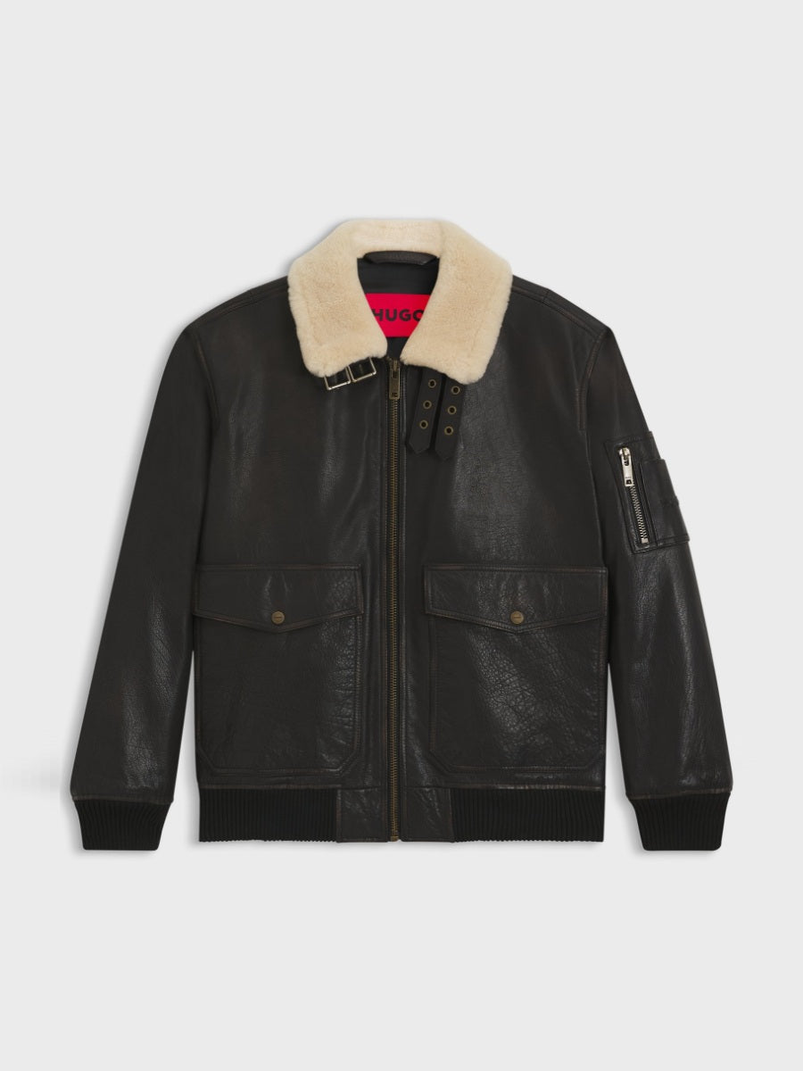 HUGO Leather Jacket - Loran