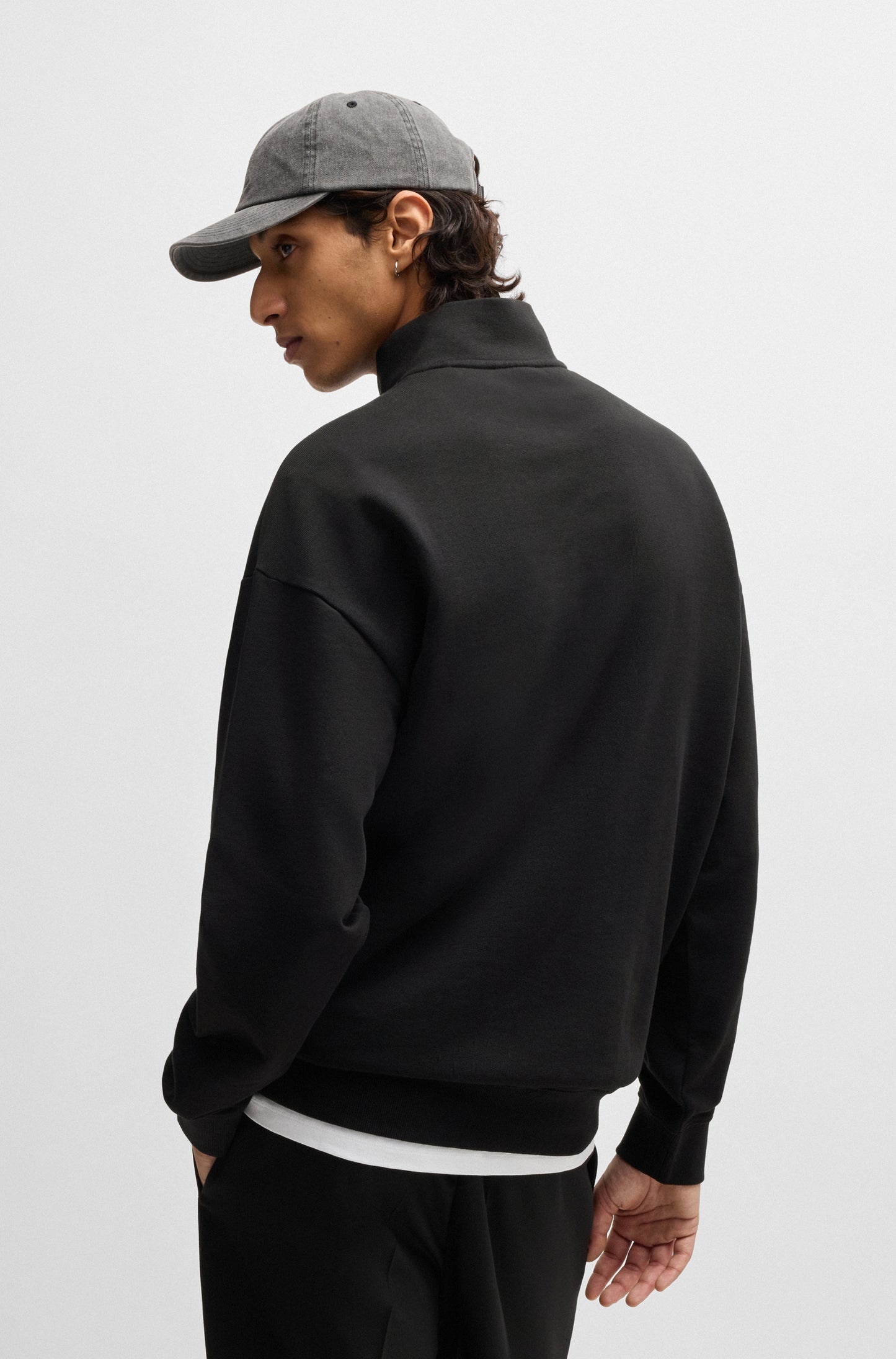 HUGO Half Zip Sweatshirt - Durty244