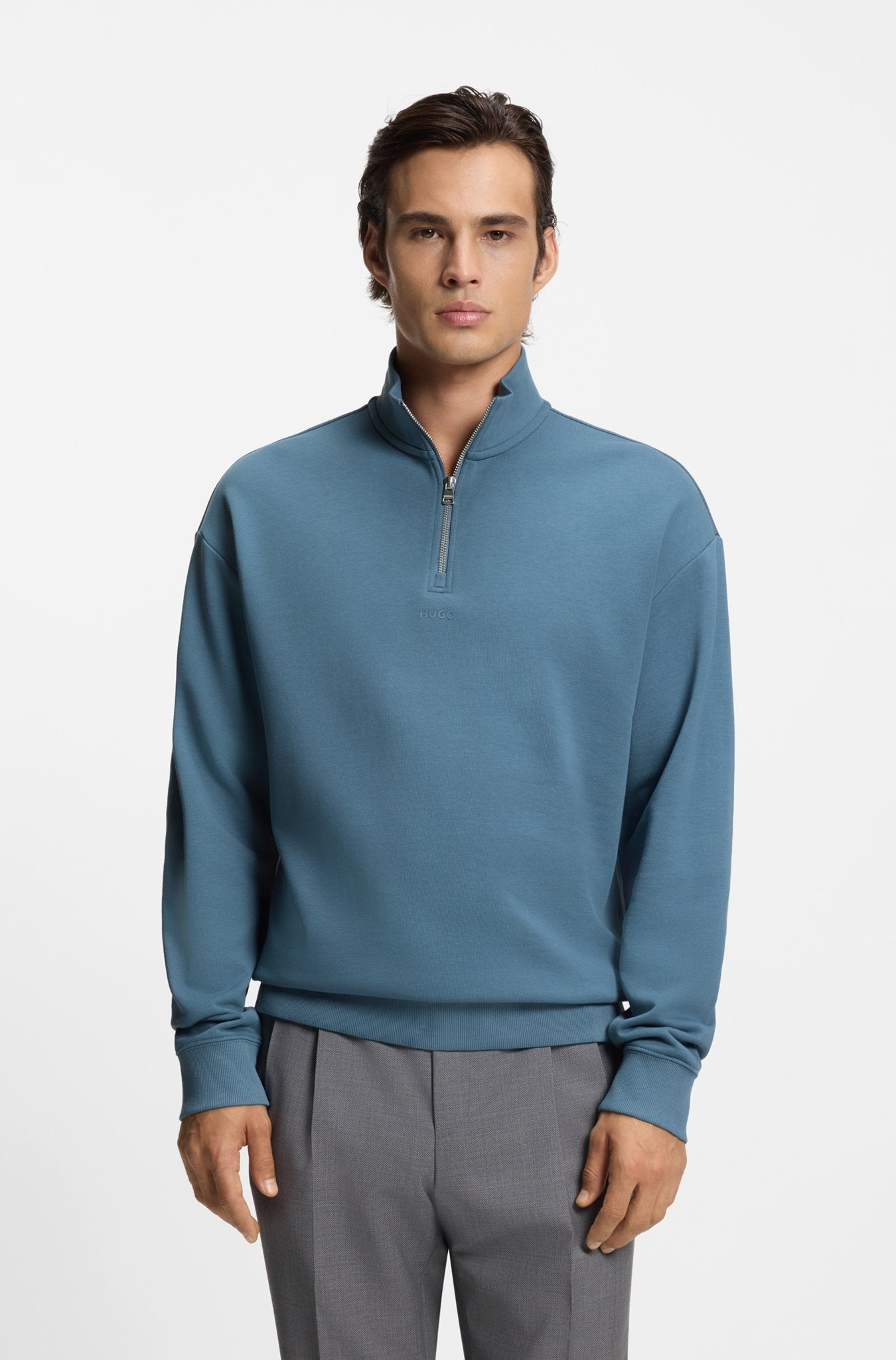 HUGO Half Zip Sweatshirt - Durty244