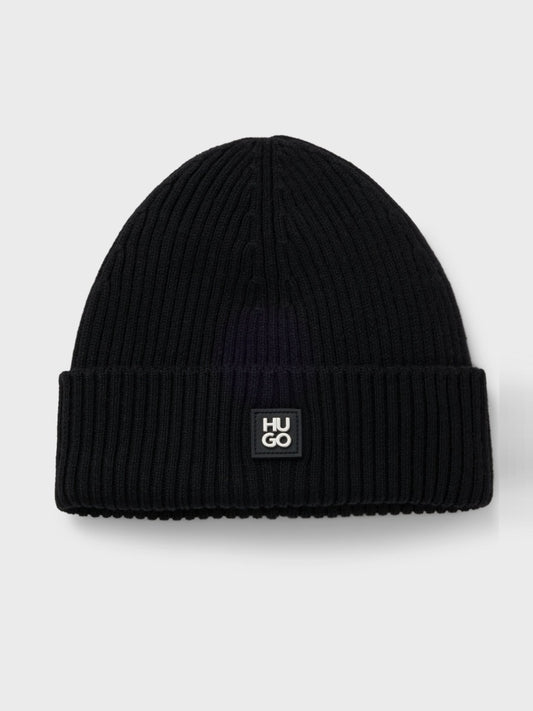 HUGO Beanie Hat- Xola_Metal