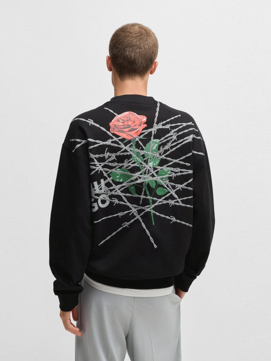 HUGO Crew-Neck Sweatshirt - Derumkek