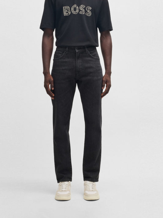 BOSS Tapered Fit Denim - ONYX BO