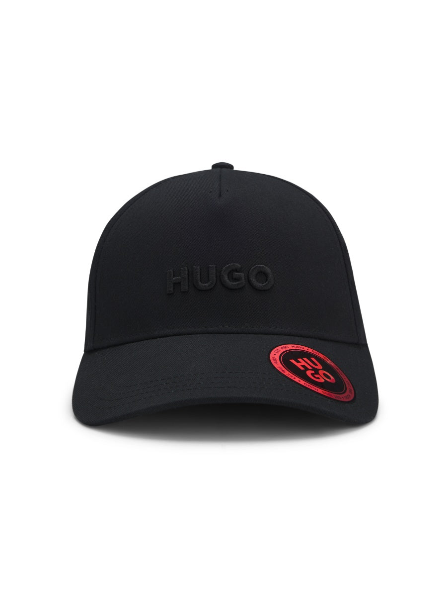 HUGO Baseball Cap - Cotton-twill cap with logo on front