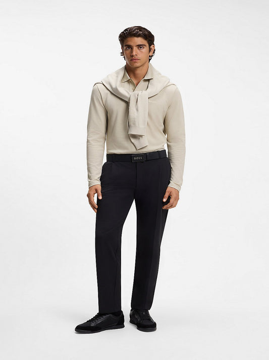 BOSS Polo Long Sleeve - Plisy