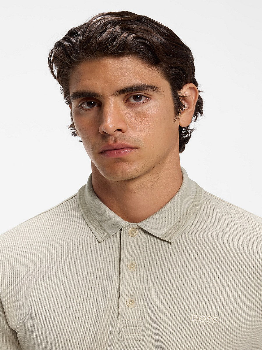 BOSS Polo Long Sleeve - Plisy