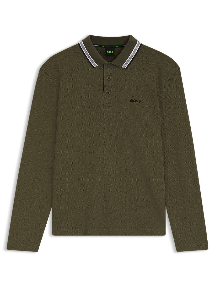 BOSS Polo Long Sleeve - Plisy