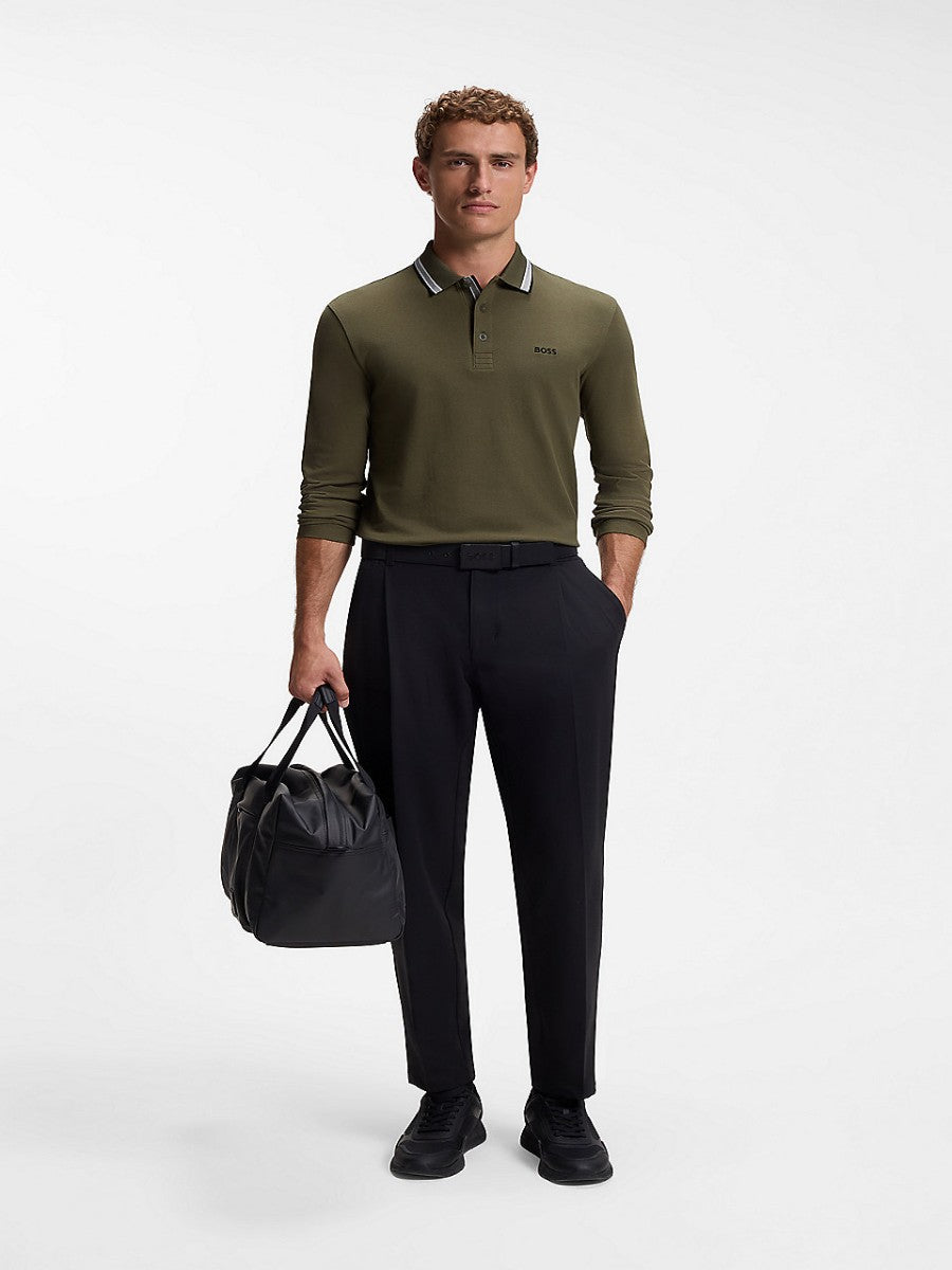 BOSS Polo Long Sleeve - Plisy