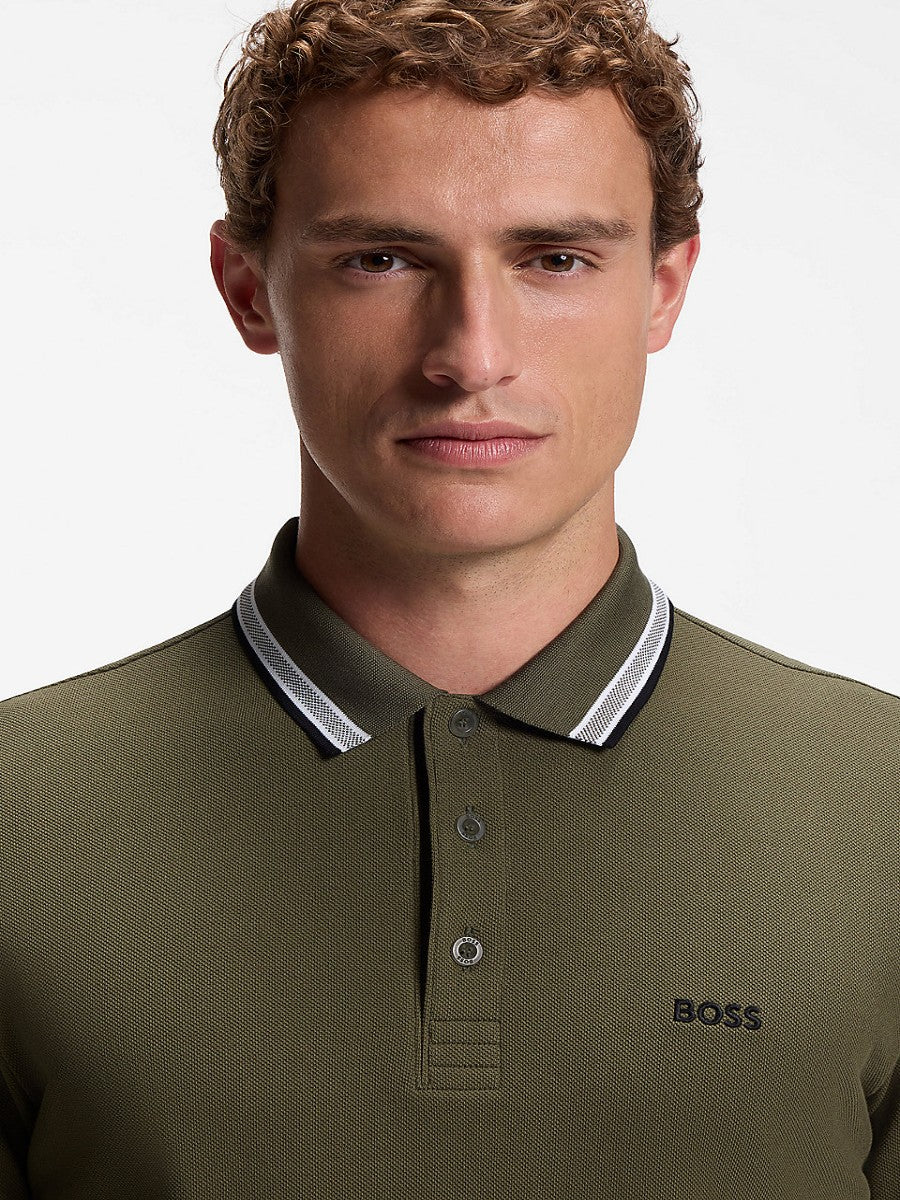 BOSS Polo Long Sleeve - Plisy