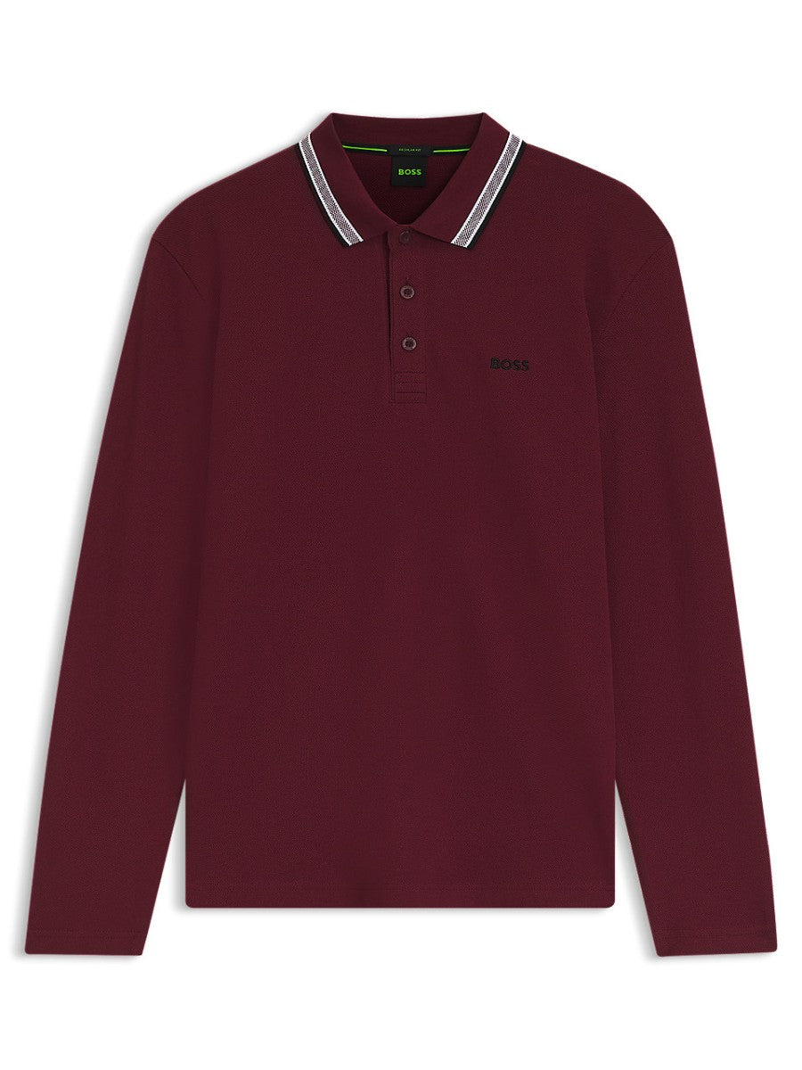 BOSS Polo Long Sleeve - Plisy