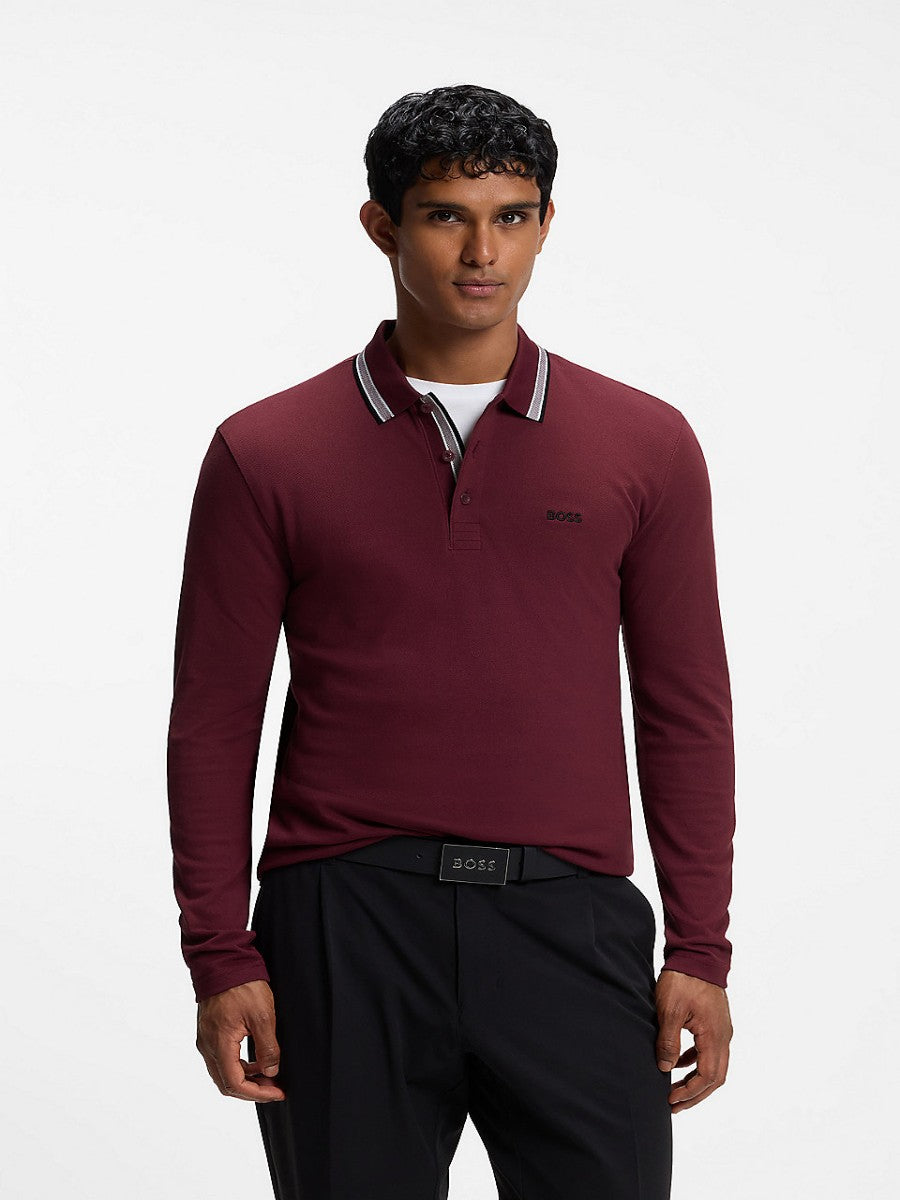 BOSS Polo Long Sleeve - Plisy