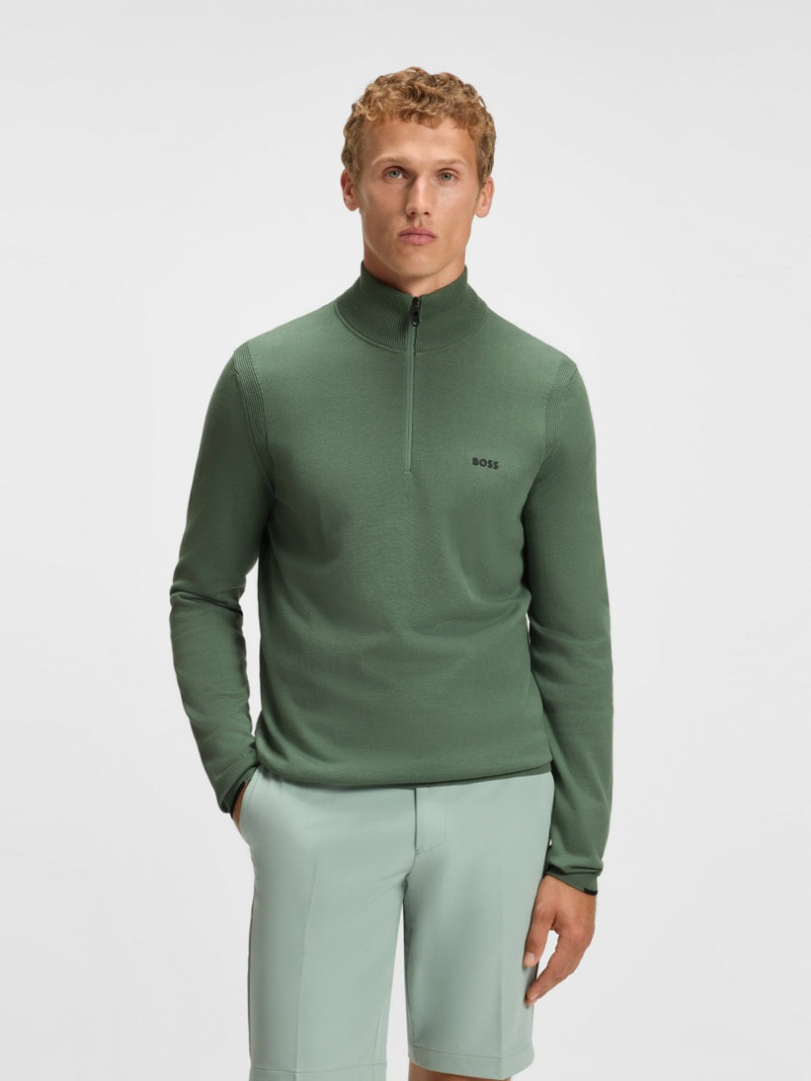 BOSS Half Zip Knitwear - K_Ever-X QZ