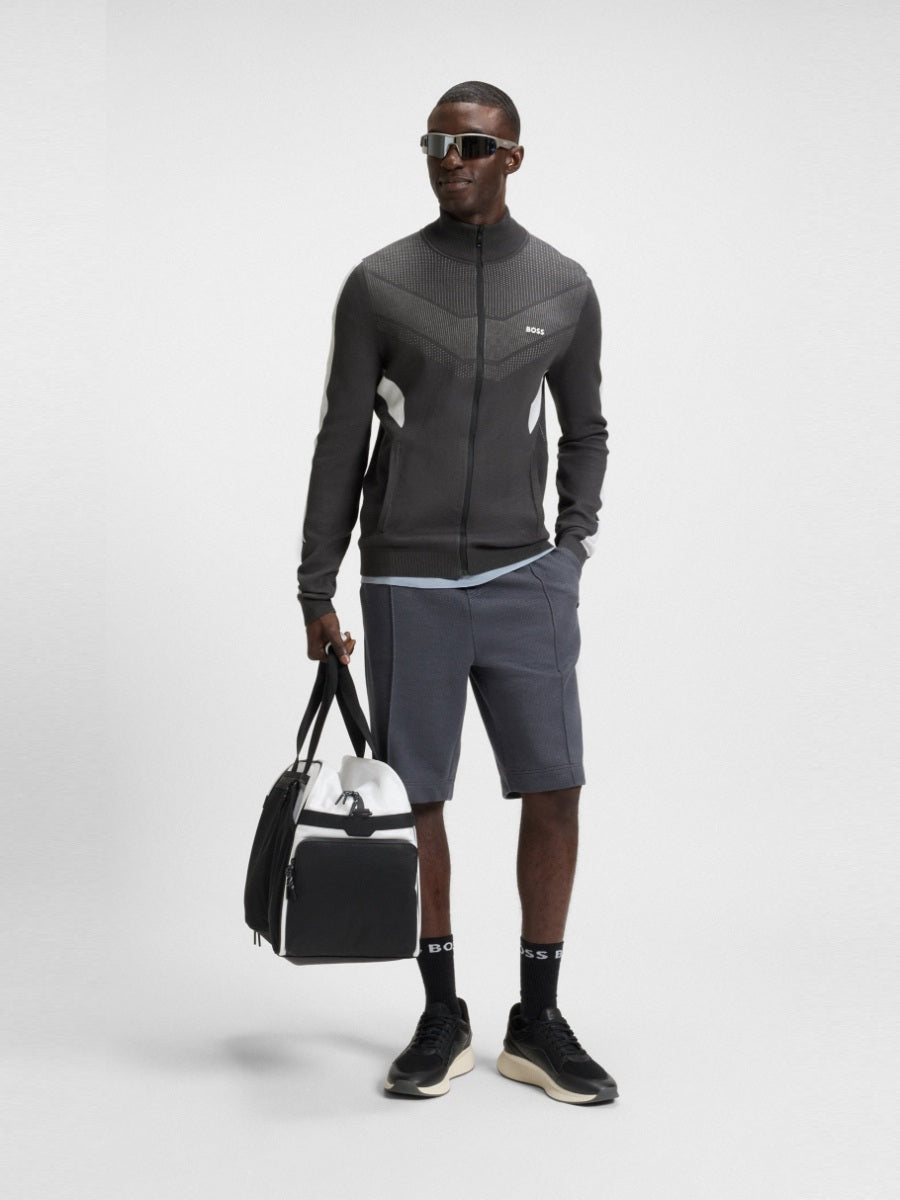 BOSS Knitted Jacket - K_Tennis Retro FZ