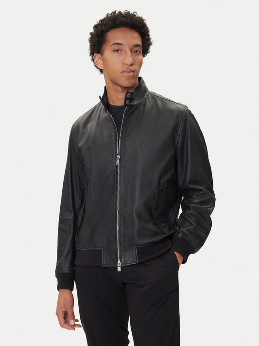 BOSS Leather Jacket - H-Moiner