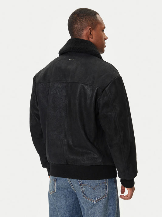 BOSS Leather Jacket - Jonier