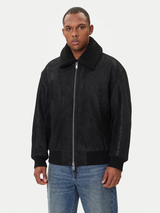 BOSS Leather Jacket - Jonier