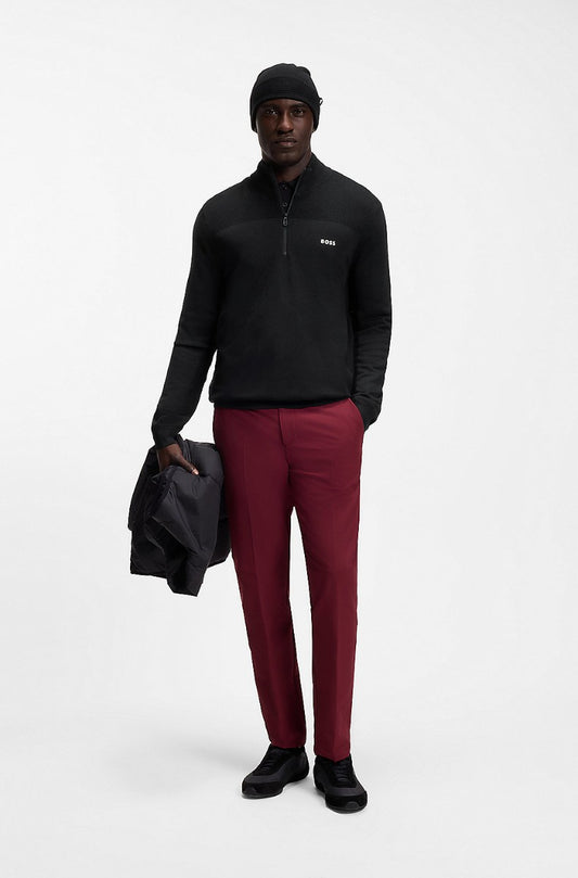 BOSS Half Zip Knitwear - KN_Momentum-X QZ