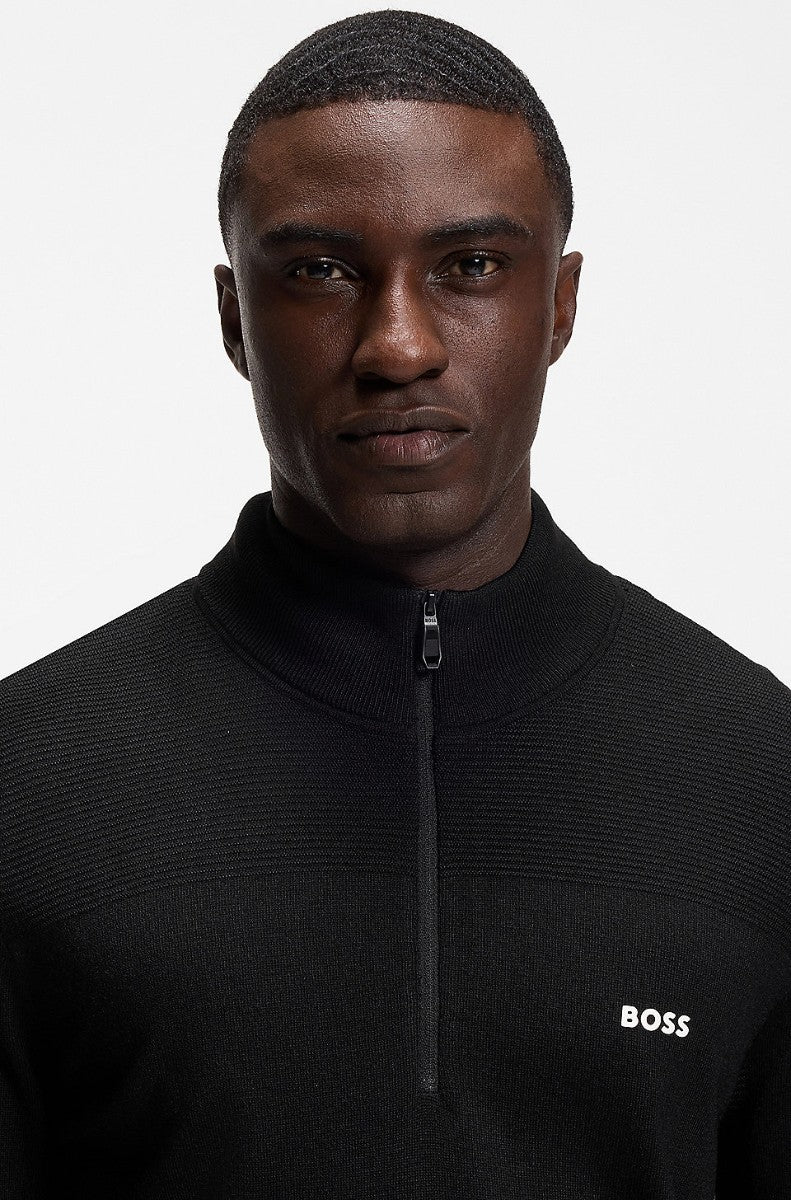 BOSS Half Zip Knitwear - KN_Momentum-X QZ