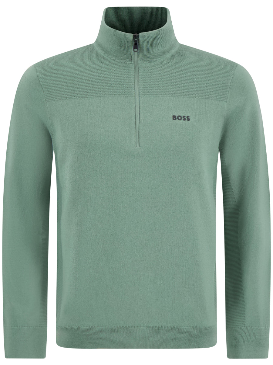 BOSS Half Zip Knitwear - KN_Momentum-X QZ
