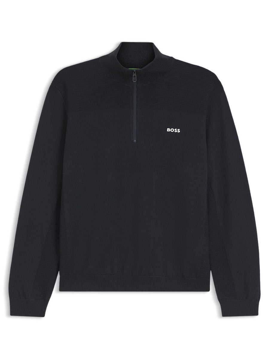 BOSS Half Zip Knitwear - KN_Momentum-X QZ