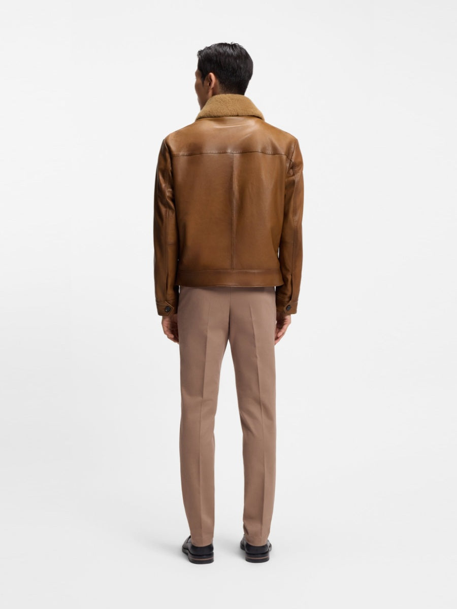 BOSS Leather Jacket -  L-Mury