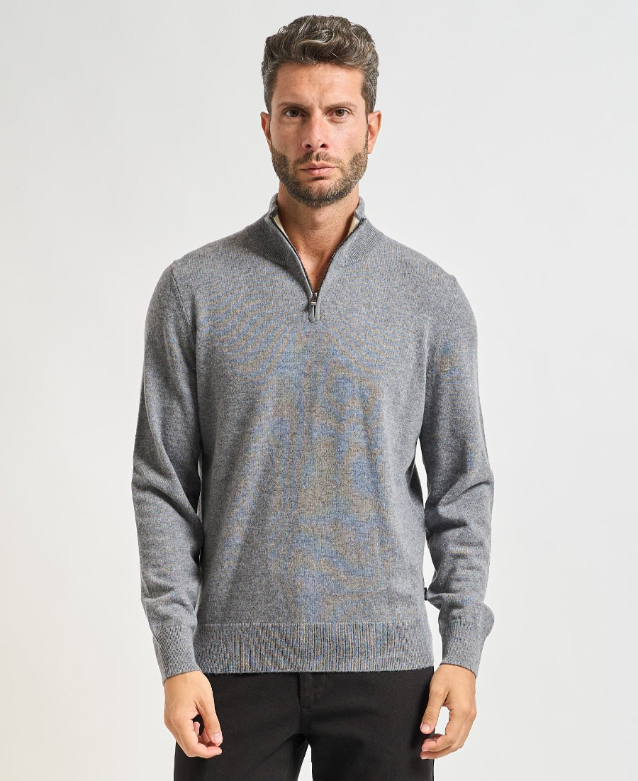 BOSS Half Zip Knitwear - H-Hemarlo
