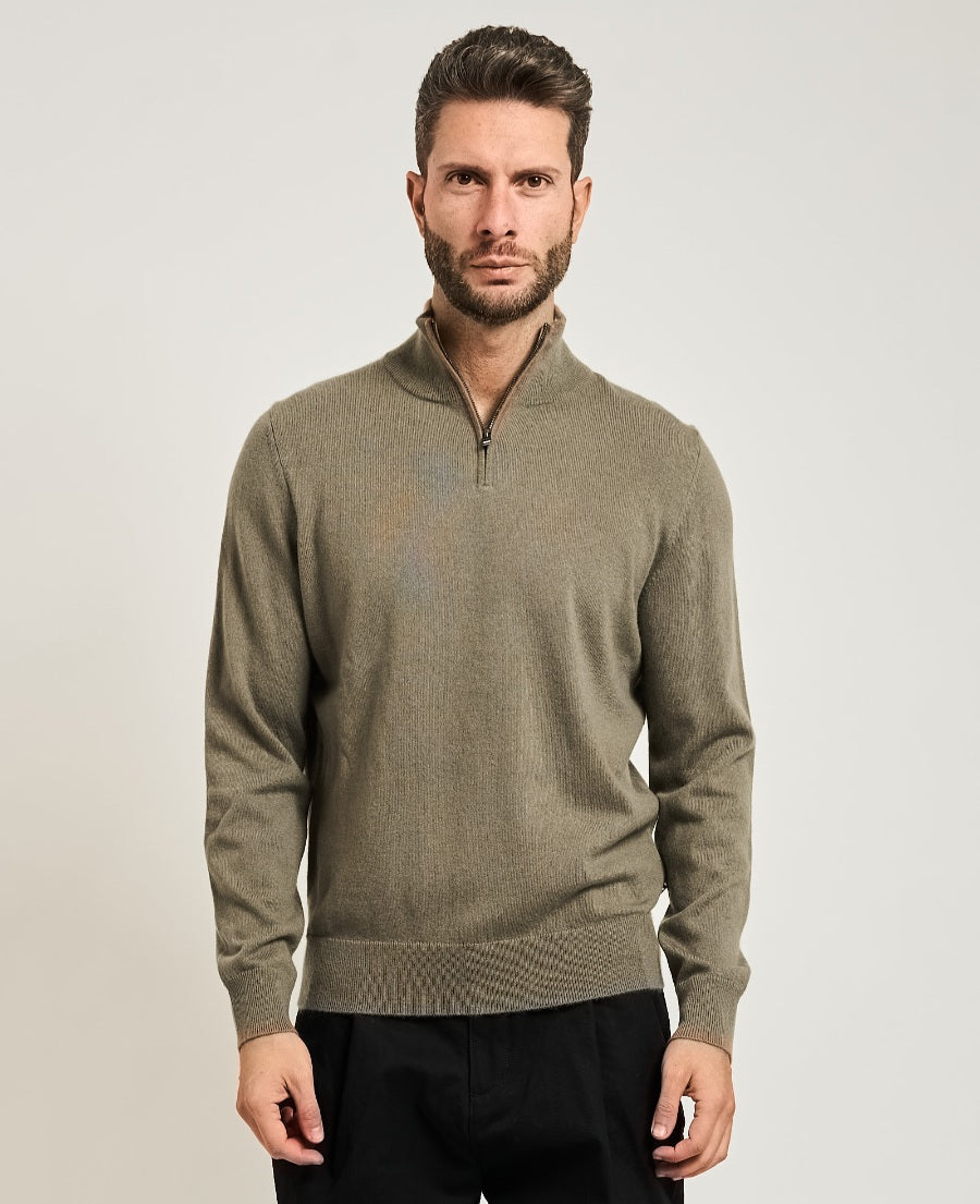 BOSS Half Zip Knitwear - H-Hemarlo