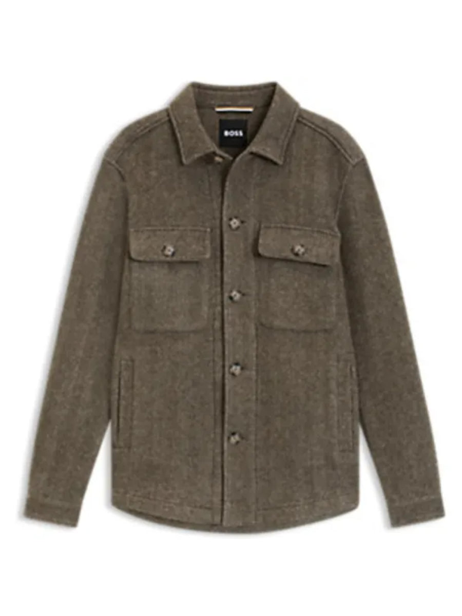 BOSS Shirt Jacket - C-Carper-OS-253F