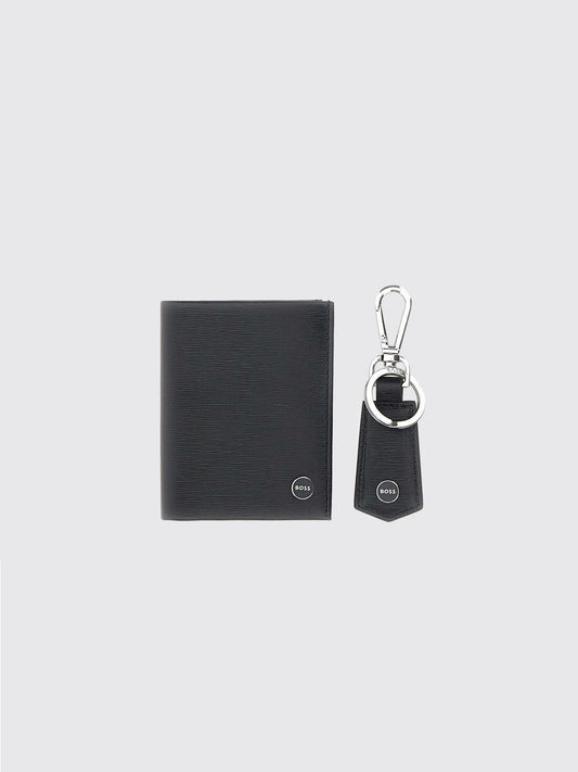 BOSS Wallet/ Card Holder Set - GBBM_Bifold&amp;Keyring