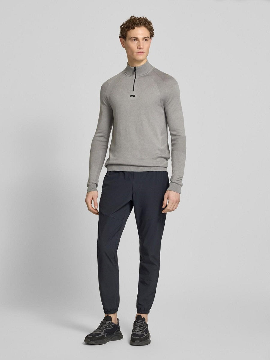 BOSS Half Zip Knitwear - KN_Tour Seamless QZ