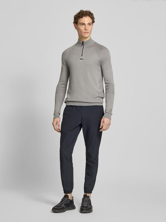 BOSS Half Zip Knitwear - KN_Tour Seamless QZ