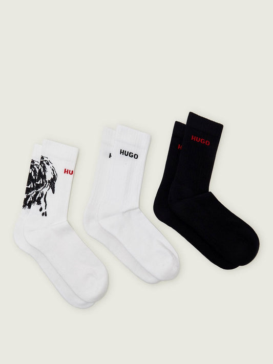 HUGO Socks - 3P QS ANGRY DOG CC