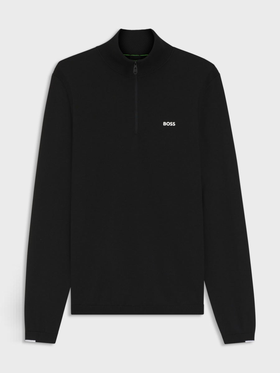 BOSS Half Zip Knitwear - KN_Ever-X QZ