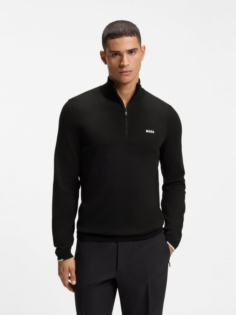 BOSS Half Zip Knitwear - KN_Ever-X QZ