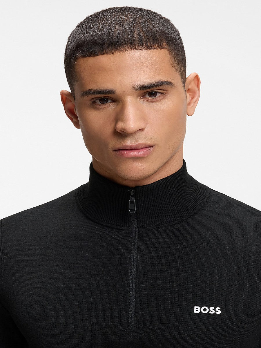 BOSS Half Zip Knitwear - KN_Ever-X QZ