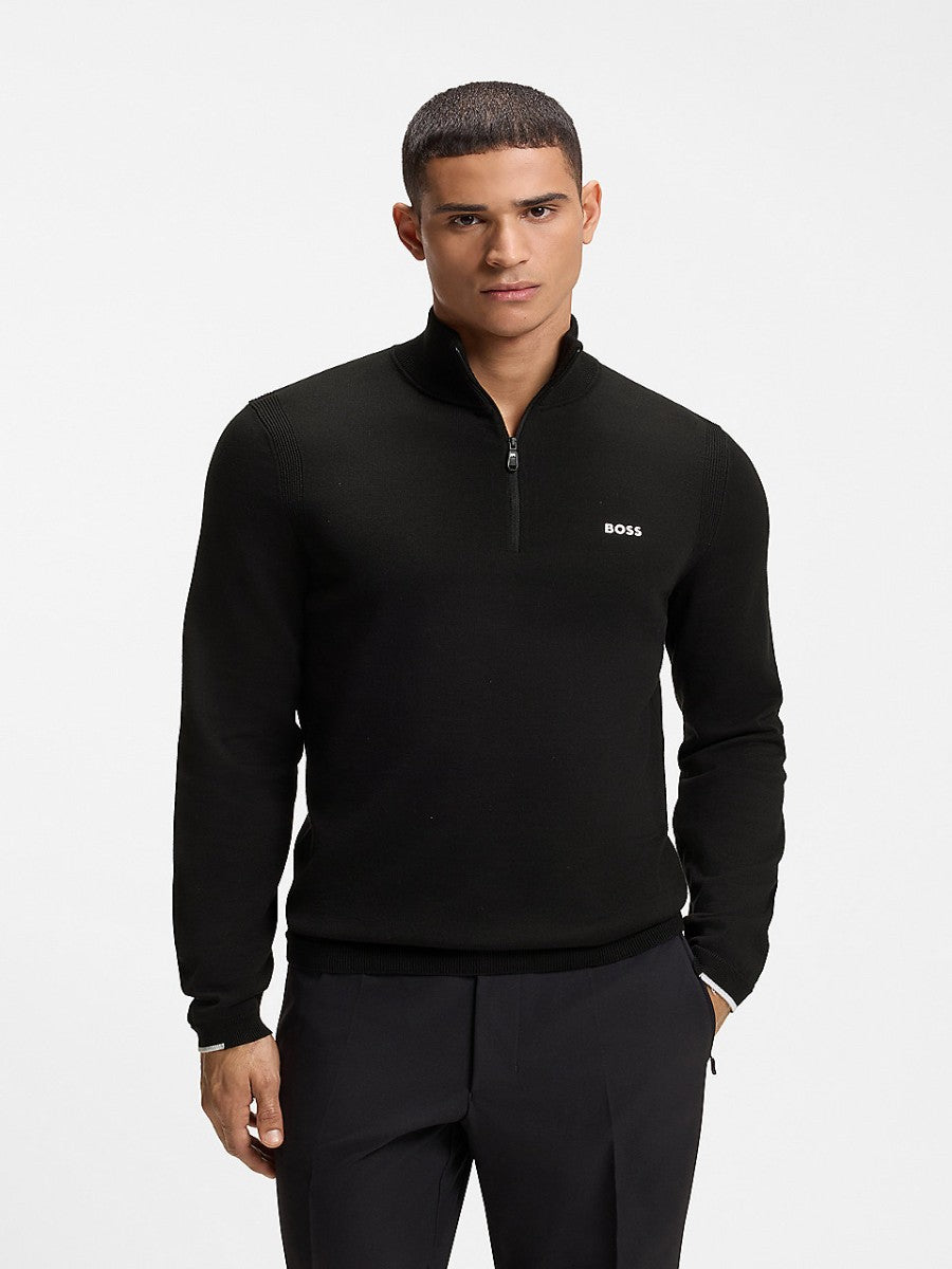 BOSS Half Zip Knitwear - KN_Ever-X QZ