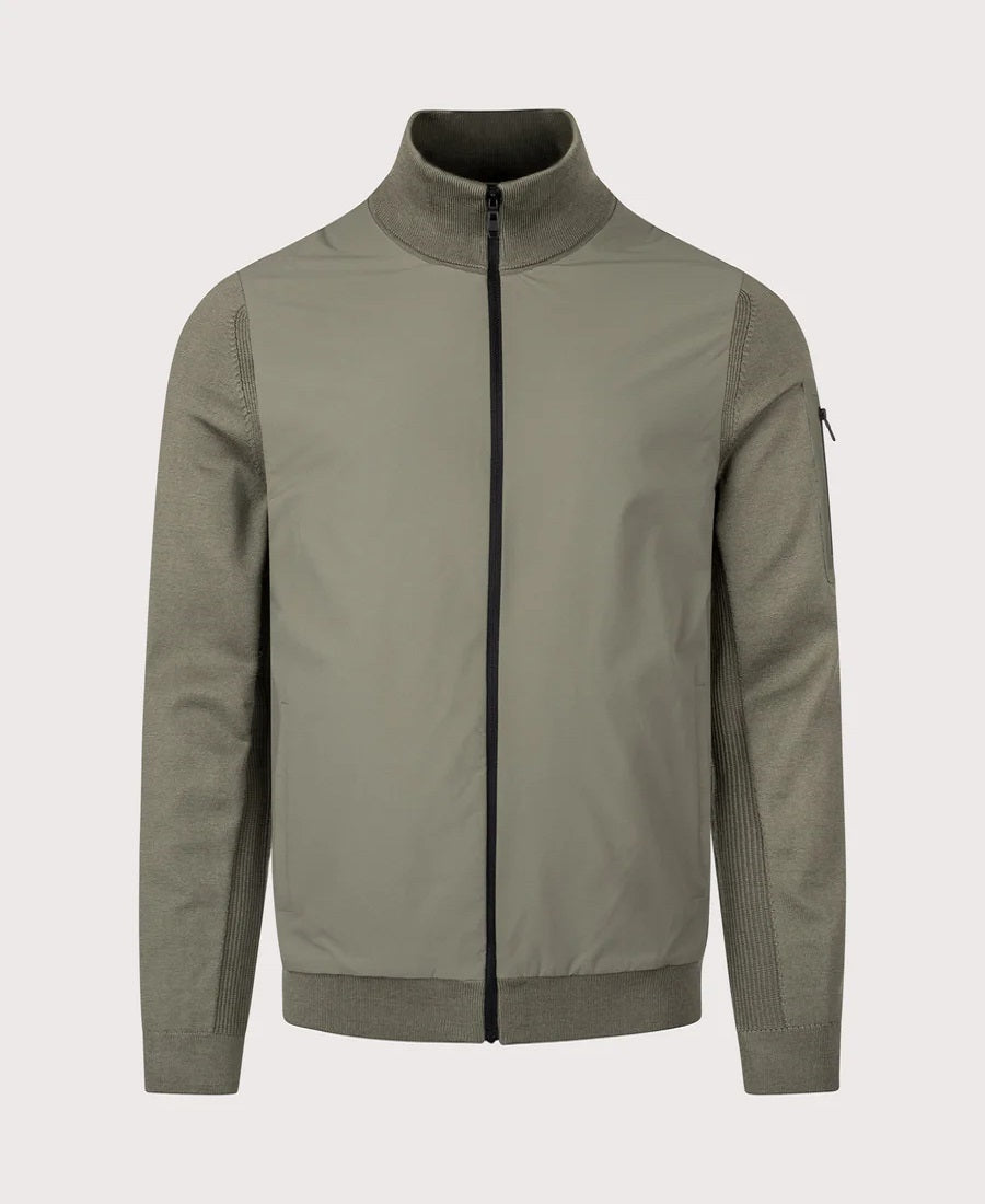 BOSS Full Zip Knitwear - KN_Momentum-X HY