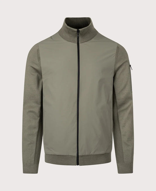 BOSS Full Zip Knitwear - KN_Momentum-X HY