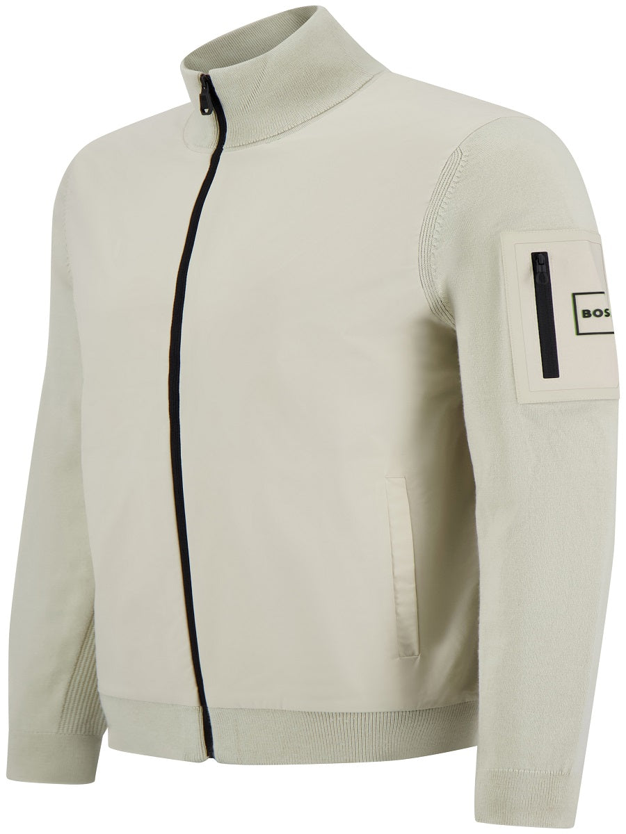 BOSS Full Zip Knitwear - KN_Momentum-X HY
