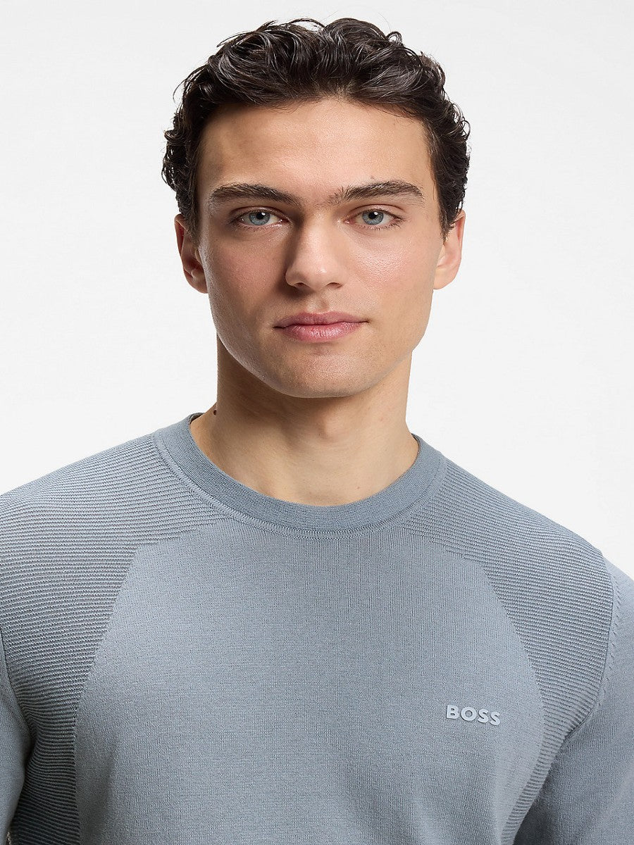 BOSS Crew Neck Knitwear - KN_Momentum-Lite CN