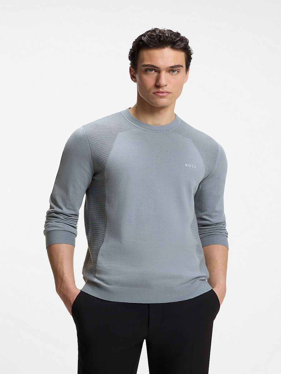 BOSS Crew Neck Knitwear - KN_Momentum-Lite CN