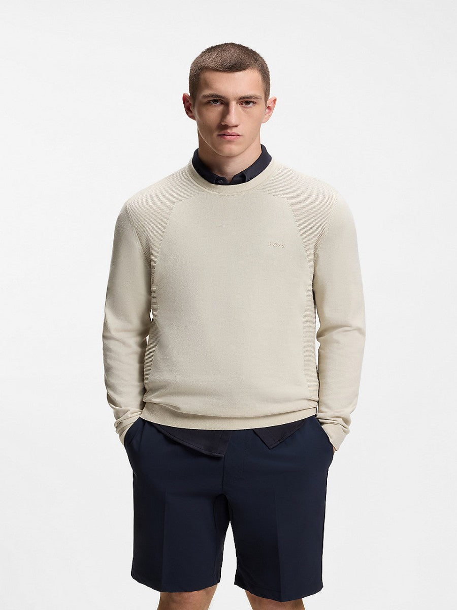 BOSS Crew Neck Knitwear - KN_Momentum-Lite CN