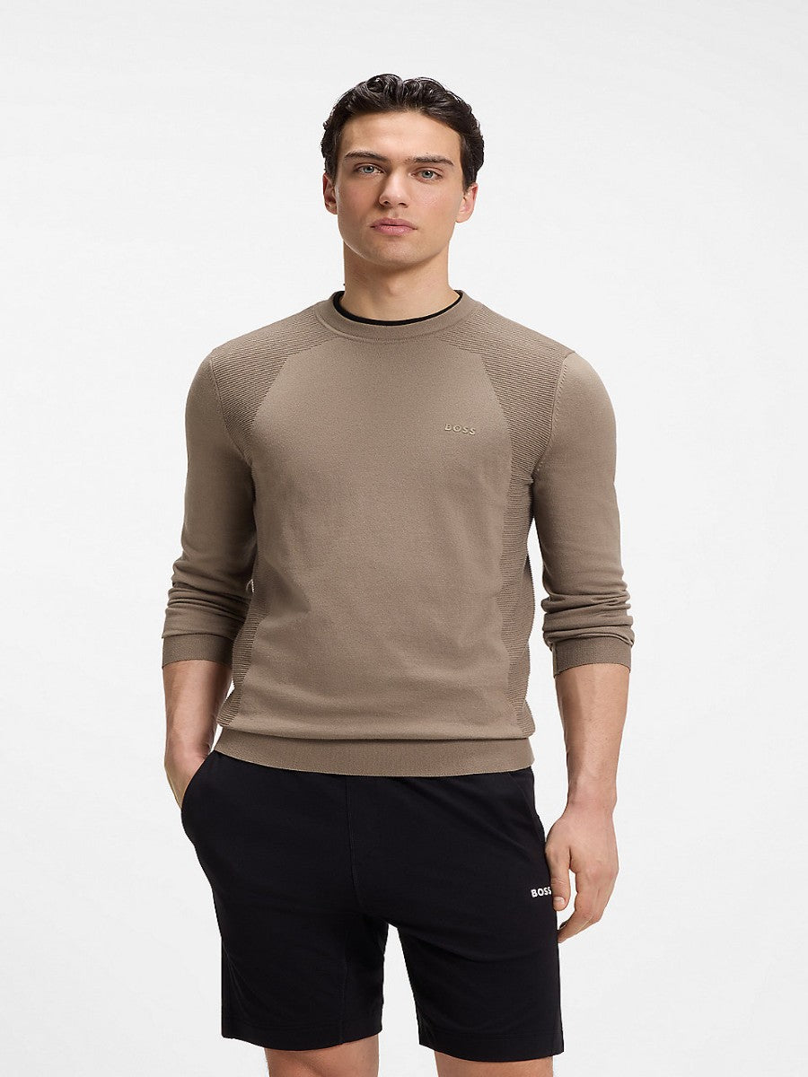 BOSS Crew Neck Knitwear - KN_Momentum-Lite CN