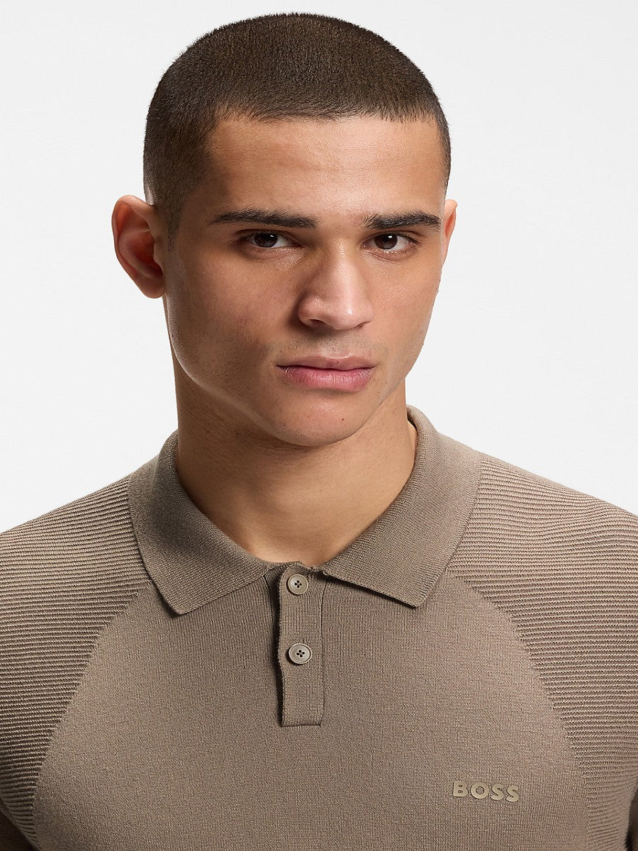 BOSS Polo Knitwear - KN_Momentum-Lite PS